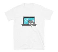 Cat Cat - Trust Me, I Work On Computers White