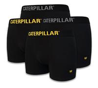 CAT Caterpillar Boxershorts Schwarz | Größen M, L, XL, XXL, XXXL, 2XL, 3XL | Herren Boxer Short Unterhosen | Retro Shorts Etikettenlos | 4er | 8er | 12er Pack