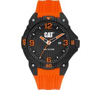 CAT Caterpillar Drift Men's Watch 45mm, Black Case LW.161.28.138 | 10 ATM Water Resistant, Date Display, Silicone Strap, Analog Dial, Sports Style