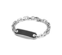 CAT CATERPILLAR MENS BRACELET TREAD, L, Stainless Steel, no gemstone