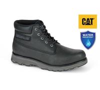 CAT Caterpillar Mens Founder Black Leather CAT Durable Chukka Work Classic Boots
