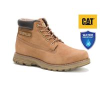 CAT Caterpillar Mens Founder Brown Leather CAT Durable Chukka Work Classic Boots