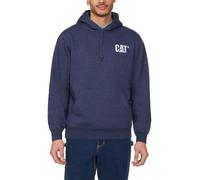 CAT Caterpillar Men's Trademark Hoodies with Embroidered Front Logo, Blue, 3XL