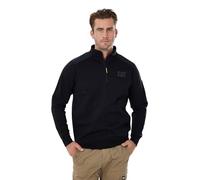 CAT Caterpillar Quarter Zip Sweatshirt - Standing Collar, Black, Long Sleeve, XXL