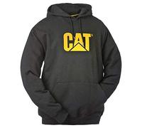 CAT Caterpillar Trademark CW10646 Hooded Sweatshirt/Mens Sweatshirts (3XL) (BLACK)