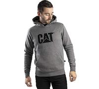 CAT Caterpillar Trademark CW10646 Hooded Sweatshirt/Mens Sweatshirts (4XL) (Heather Grey)