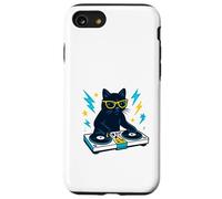Cat Cats Lover DJ Disco Jockey Beat Makers Music Producer Case for iPhone SE (2020) / 7/8