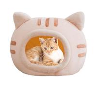 Cat Cave | Beautiful Pet Bed with Non-Slip and Water Resistant Backing, Machine Washable | Autumn Winter Pet Heat House for Small, Medium Dogs and Cats