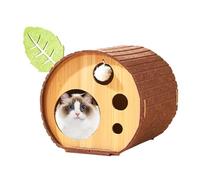 Cat Cave Bed, Cat Condo Cave, Cat Scratch Playhouse, Cat Tree Hole Playhouse, Climbing Cat Condo, Multifunctional Strong and Fun Cat Tree Hole Bed House for Indoor Cats