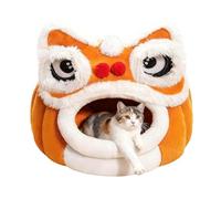 Cat Cave Bed, Comfortable Lion Shaped House Tunnel - Bed House for Indoor Cats, for Indoor Outdoor Winter Home Travel Bedroom Balcony