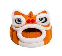 Cat Cave Bed - Comfortable Lion Shaped House Tunnel - Indoor Cat Bed - for Winter Sleeping Outdoors, Home, Travel, Bedroom and Balcony