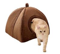 Cat Cave Bed - Cozy Indoor Retreat | Warm Plush Sleeping Nest | Winter Thermal Kitten Resting House | Soft Pet Supplies Enclosed Comfort Pod Small Medium Large Cats Relaxation Snug Hideaway Sleeping S