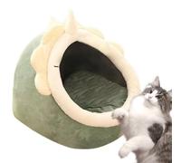 Cat Cave Bed - Fleece Lined Material, Cosy Pet Retreat, Comfortable Rest Bowl, Closed, Padded Sleeping Area, For The Rest Area For Small Pets On The So