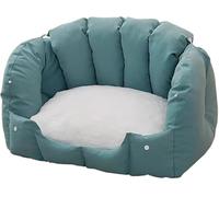 Cat Cave Bed for Indoor Cats - 2-in-1 Convertible Arch Design Pet House Sofa Enclosed Warm Cat Nest with Removable Double-Sided Cushion Anti-Slip Bottom for Living Room Bedroom (#1,52x44x32cm)