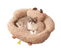 Cat Cave Bed, Non-Slip Plush Thermal Sleeping Nest - House for Indoor Use | For Cats Outdoors At Christmas In Winter Outdoor Home When Travelling Bedroom On The Balcony