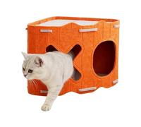 Cat Cave Bed Semi-Enclosed Bed House for Pet