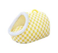 Cat Cave Bed Slipper - Soft Pet Sofa, Cozy Indoor Nest, Anti-Slip Fuzzy Pad | Calming Covered Cat Bed With Plush Feature, Warm Enclosed Sleep Zone For Small Dogs Kittens Nap Corner Living Room