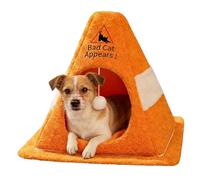 Cat Cave Bed,Soft Semi-Enclosed Pet Nest - Warm Cats House Tent - for Medium Large Kitten Garden Yard Porch Barn Courtyards Balcony