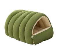 Cat Cave Bed, Washable Enclosed Design, Green, Beige, Violet, Kitten Sleeping Nest, Enclosed Cat Bed, Soft And Breathable Material, For Use In The Living Room, Garden, Or Bedroom