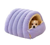 Cat Cave Bed - Washable & FFluffy, Thickened-Warm Cave Bed Iglooo, Dog House | Quiet Resting Cat Sleeping Bag for Small Medium Large Kitten Pets Puppy Rabbits, Dogs