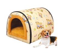 Cat Cave Bed | Waterproof Dog House for Warmth,Medium and Small Dogs Enclosed House with Handle for Balcony, Garden, Living Room, Bedroom, Traveling