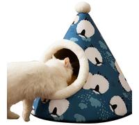 Cat Cave Beds, Triangle Cat Bed, Plush Cat Bed, Warming Cats Bed, Cozy Dog Tent And Cats Nesting Beds With Cover, Ideal For Pet Lovers Seeking Comfort Perfect For Indoor Cats And Small Dogs