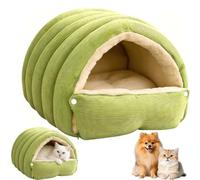 Cat Cave, Cozy Monster Cat Bed, Cats Bed Indoor Pet Cave for Indoor Windproof Removable Washable Tent Beds Pet Ca-ts Warm C-ats House B-ed Soft Calming Nest for In-door Ca-ts,Kittens