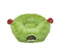 Cat Cave Donut,Soft Washable with Ball | Round Cat Bed Pet Play Tunnel | for Kitten Puppy Small Dog Bunny Pet Ferret Animal Indoor Home Decor Winter Party Apartment