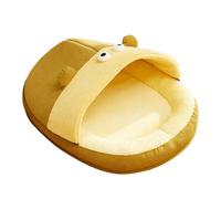 Cat Cave for Indoor Cats, Cute Semi-Enclosed Slipper Cave Bed, Washable Soft Plush House, Small Cat Tent 50x40x20cm for Puppy and Kitten, Comfortable and Cozy Design