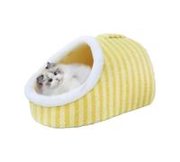 Cat Cave for Indoor Cats Washable Anti-Slip Bottom Enclosed Cavern House