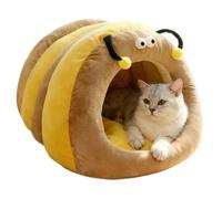 Cat Cave in Design, Cosy and Warm Sleeping House for the Win | Cuddly cat cave with soft lying place, stylish pet bed for living room, room and balcony, practical retreat