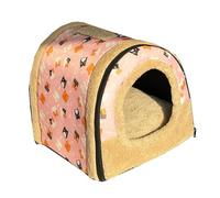 Cat Cave Indoor Bed, Soft Cozy Cave for Cats and Small Dogs,L | Thickened polyester, sponge padding, shape, warm hideaway, pet haven