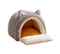 Cat Cave, Partially Enclosed Dome Shape with Non-Slip Base | Warm Cat Bed - Suitable For Young Dogs And Other Animals In The Living Room Bedroom On The Balcony And In The Apartment
