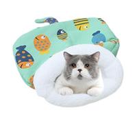 Cat Cave Sleeping Bag - Kitten Heat Bag, Plush Cushion, Excellent Option That Improves the Comfort of Cats, Puppies and Pets and Provides You Warmth and Safety