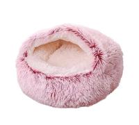 Cat Cave, Soft Plush Warm Cushion with Sponge, Calming Cat Bed, Donut for Cuddles, Comfortable Cave for Felt Beds, Warm Fleece Interior, Cave for