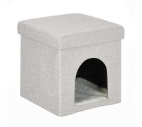 Cat cave stool Feline Cubby Cozy Pet Seat Foldable Compact Design Soft Cushion