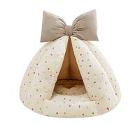 Cat Cave - Tunnels for Cats | Soft Cat Nest, Thermal Padding with Foldable Frame, Pet Sleeping Nook, Compact Feline Cabin for Home, Car, Porch and Quiet Corners 19.69x14.57 Inches