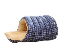 Cat Cave, Washable and Non-Slip Base with Shelter, Double-Sided Open Semi-Brouted Dome Design, Cat House Bed, for Puppies and Kittens, Play Corner, Home, Winter, Christmas