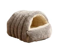 Cat Cave Washable Foldable Winter House | Enclosed Cat Bed Warm Pet Cave for Kitten Puppy Bunny Indoor Home Apartment Living Room Balcony Cold Weather Christmas