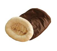 Cat Caves for Indoor Cats,Semi-Enclosed Warm Pet Sleeping Bag Cat Bed House | Soft Cat Hideaway, Cat Tunnel Bed, Cat Sleeping Bags for Winter, Campfire, Outdoor