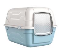 Cat Centre.Direct Cat Centre Cat Blue Large Hooded Litter Tray - Enclosed Box