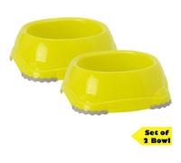 Cat Centre.Direct Cat Centre Cat Smarty Yellow Bowls 0.3L (Set Of 2)
