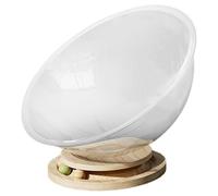 Cat Chair Clear Space - Cute Perch, Transparent Pet Bed, Small Animal Furniture, Activity Center, Stable Easy Cleaning | Interactive Play Toy Bed For Cats, Kittens, Dogs, Indoor