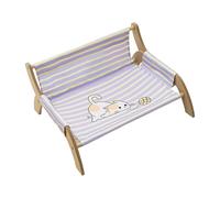 Cat Chair Striped Elevated Lounge Chair