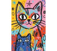 Cat Chaos Drawing Book: 120 Blank Pages for Drawing, Doodling, and Creative Fun. Unlined Sketchbook for Kids, Teens, and Cat Lovers.