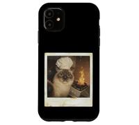 Cat Chef Chaos Meme For Cat Lovers And Gen Z College Case for iPhone 11