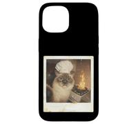 Cat Chef Chaos Meme For Cat Lovers And Gen Z College Case for iPhone 15