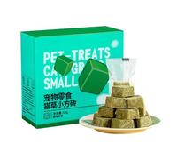 Cat Chew Grass Food,60g Freeze Dried Pet Teething Natural Grass Snack for Cat | Catnip Kitten Teeth Care Edible Food Toys for Hair Removal for Bedroom, Study Room