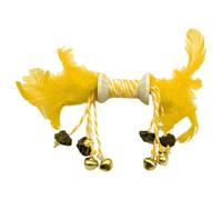 Cat Chew Tooth Toys - Wooden Kittens Toy with Bell | Colorful Interactive Game, Bite Resistant Training Toy, Indoor Activity U Resistant