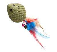 Cat Chew Toy - 6 X 5.8 In, Hedgehog Design From Chaț | Fun Realistic Pet Game With Tail & Bell | Stimulating Cat Toy For Engagement Me